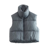 Women's Clothing 2025 New Women's Dress Color 9 Color Collar Vest Vest