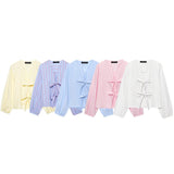 Women's Clothing 2025 New Fashion Temperament With Bow Shirt Top