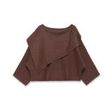 Temperament Casual Suit Women 2025 Spring Shoulder Sleeves Pull The Waist Loose Shirt Tight Waist Wide Leg Pants