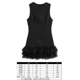 Mini Party Dress Women's Cascadal Short Dress 2025 Dress-Up Long Sleeves Of The Pool