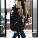2025 Locomotive Lint Lamb Wool Coat Women's Collar Fur Coat Autumn And Winter Women's Coat