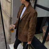 Z Women's New 2025 Fashion Free Single-Dbutton Casual Suit 1240775