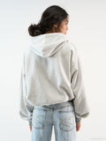 Leopard Print Splicing Short Hooded Hoodie 2025 New Loose Design Hoodie Hoodie Woman