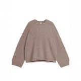 High-Collar Wings Embroidered Shoulder Button Solid Color High Round Collar Sweater 2025 Autumn And Winter New Fashion Real Shoot Girl