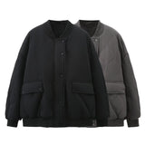 Cotton Clothes Loose Bomber Jacket Baseball Suit Casual Thin