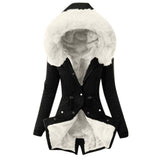 2025Wish Autumn And Winter New Cotton Hoodie Repair Warm Zipper Coat Women W125