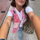 Double-Sided Wear 2025 Street Fashion Cotton Suit With Women's Vest Short Vest Autumn And Winter Leisure