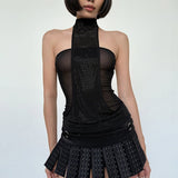 Fashion 2025 New Women's Clothing Jennie The Same Hot Girl Street Buckle Design Half Dress