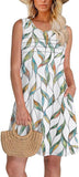 2025 Women's Casual Round Collar Foldless Pocket Dress