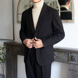 Korean Version Of The Small Autumn And Winter Coat Casual Top Men's Suit Korean Version Of The Trendy Free Men's Suit Top Dress