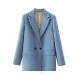 2025 Women's Jacket Jacket Spring And Autumn Classic Repair Trend Two Buckle 23 Color Suit
