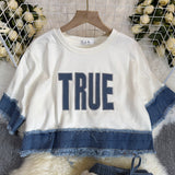 2025 Summer Loose Short-Sleeved Blouse Wide Leg Trousers Two-Set Sports And Leisure Suit Women