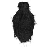 2025 Spring New Women's Pure Hot Girl Sexy Hanging Back Light Filament Espoo Short Outer Vest