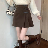 Thick Hair, The Half-Dress Skirt Large-Size Skirt Women's Autumn And Winter New Fat Mm High Waist Showing Thin Crotum Skirt
