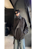 Direct Selling Collar Velvet Version Of The Locomotive Leather Men's Autumn And Winter Leisure Leisure Loose Senior Sense Men's Jacket Tide