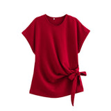 Women's Clothing 2025 Spring New Fashion Temperament Casual Soft Top Dress Dress Set