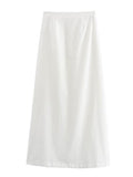 Summer New Women's Fashion Set With Sleeveless Vest Top High Waist Half-Body Skirt Two-Piece