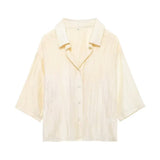 Women's Trousers Series Loose Shirt 2025 New Dessert Summer Fashion Set