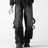 Spring And Autumn High-Rise Jeans 2025 Winter New Design Oversize Handsome Couple Trousers