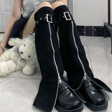 Fat Mm Sweet And Cool Truss Retro Broad-Legged Jeans Women's Large-Size Heavy Industry To Make Old Loose Thin Straight Trousers