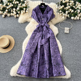 High-End Exquisite Dress Dress Women 2025 Summer Straps To Cover Short-Sleeved Grand Dress