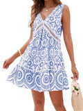 2025 Summer Women's Colorless Long Sleeveless Long-Term Loose Dress Tide