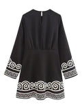 2025 Spring New Women's Loose Thin And Freg Embroidery Dress Style Three-Dimensional Embroidery