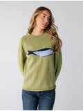 Fashion Lazy Wind Collar Small Fish Pattern Knitted Sweater 2025 Autumn And Winter New