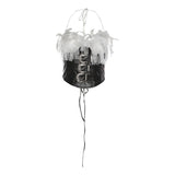 Fashion 2025 Autumn And Winter New Women's Clothing Jennie The Same Babes Leather Spliced Hanging Neck Vest Hip Shorts