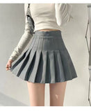 Short Skirts 100-Fold Skirt Women Autumn And Winter High-Waisted Small College Style Half-Dress Summer Skirt Large Size A Word Thin Lattice Skirt