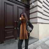 2025 Spring Women's Women's Vest Comfortable Leisure High-Necked Fur Sleeveless Waist Warm Vest