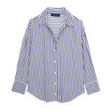 New 2025 Women's Silk Shirt Loose Spring Casual Street Fashion