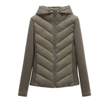 Z Women's Clothing 2025 Autumn And Winter 2025 New Slim Slim Hooded Cotton Jacket 8073227