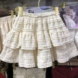 Pure-Want White Sling With Breast Vest Body Bm Half-Dress Short Skirt Two Sets With Short Top Summer