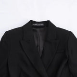 Spring 2025 New Women's Temperament Fashion Business With Belt Short Suit Dress