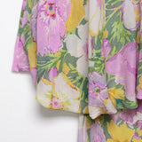 Z Summer 2025 New Fashion Temperament Irregular Flower Print Dress 3096152