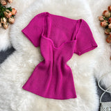 Summer Babes Style Short-Sleeved Design Sense Of Small Side Collar Machine Collar Collar Collar Collar Collar Collar Collar Collar Collar Collar Collar Collar Collar Collar Collar Collar Collar Collar Collar Collar Collar Collar Collar Collar