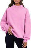 New Fashion Casual Velvet Dress Women's Thick Half-High Collar Loose Women's Clothing In Autumn And Winter 2025