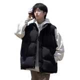 Fashion Cotton Vest Men's 2025 New Winter Shoulder Warm Boys Vest Cotton Jacket