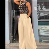 New Women's Clothing 2025 Autumn Explosion Two Vest Trousers Fashion Set