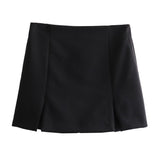 Women's Clothing 2025 Spring New Sexy 4 Color Tight Single-Breasted Breast Small Vest + Short Skirt Set