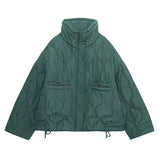 Z New Casual Loose-Fitting Lingidical Collar Long-Sleeved Cotton Jacket 2969270