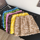 Small-Scale Vintage Hollow Crocheted Shoulder Sling Knitted Shirt Two Sets Of Women's Half-Dress