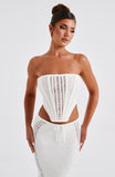 Spring And Summer Hot New Sexy Trend Bare Back Tsets Coat Ass Long Skirt Knitting Set