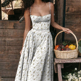 Women's French Elegant Retro Dopamine Wearing Sling Dress