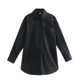 2025 Street Fashion 14 Color Urban Women With Pocket Shirt Casual Autumn Shirt