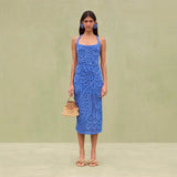 New Women's Fashionable Sleeveless Knitted Dress Fashioned Slings Long Dresses In Summer 2025