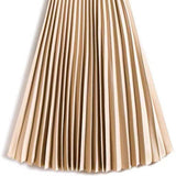 Elegant Organ Folding Long High-Waisted 100-Fold Skirt Over The Knee-Length Women's 2025 Thin Commuting