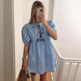 2025 New Women's Wear T-Shirt Style In The Long-Term Solid Shirt Dress Retro