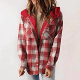 Autumn/Winter 2025 Women's Jacket Long Sleeve Hairy Hooded Jacket Jacket With Pocket